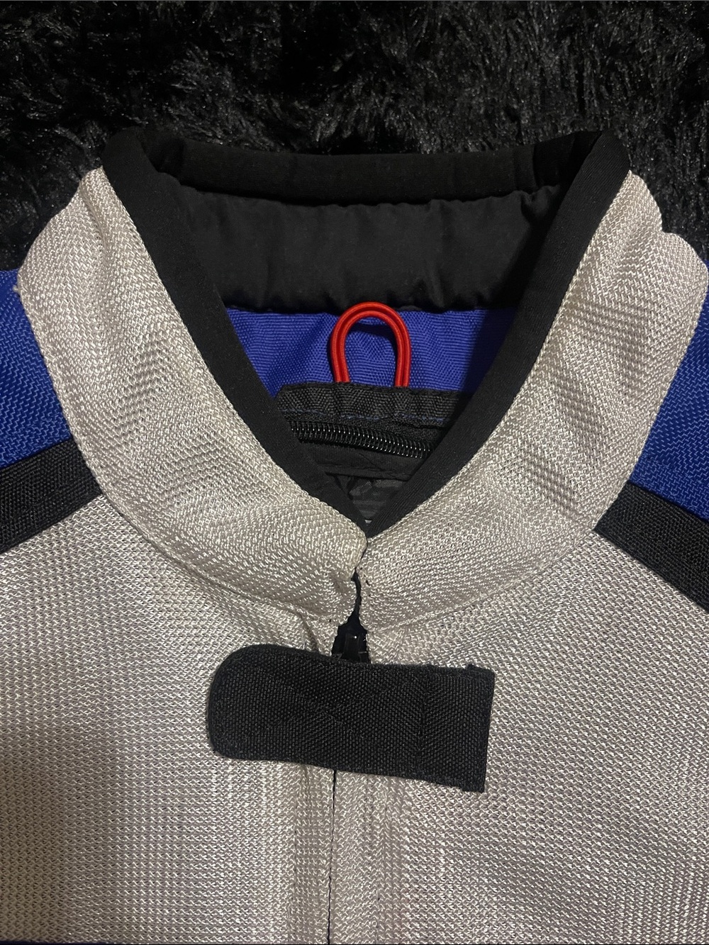 Suzuki GSX-R Blue & White Motorcycle Jacket - Picture 5 of 12